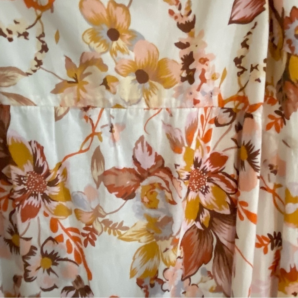 NWT Bardot Floral A Line Tiered Maxi Dress reg $159 size 10 - Picture 7 of 12